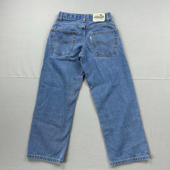 Levi's SilverTab Stay Loose Denim Jeans Boys Youth 10 Regular 25" X 26" Medium - Picture 4 of 8